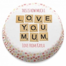 Mum Scrabble Cake (medium cake (serves 18-25))