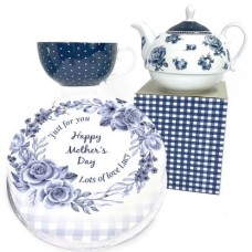 Azure Rose Gift Set (Small Cake Set (M) Serves 10)