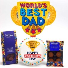 Best Dad Gift Set (large cake set (s) serves 45)