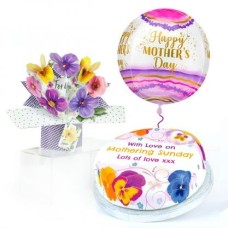 Flower Gift Set (Medium cake set(m)serves 20)