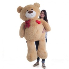 Giant Teddy Bear 1 Meter And 50 Cm - Passionate Caramel