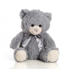Stuffed Bear 37 Cm - Gray Hector
