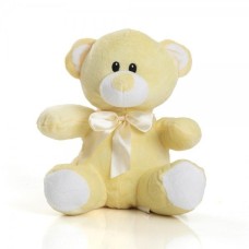Teddy Bear 20 Cm Sitting Yellow Bell