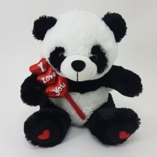 25 Cm Sitting Panda Teddy Bear - I Love You