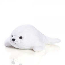 34 Cm Plush Seal - Xander Puppy White