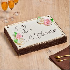 Decorated Cream (Rectangle) Inscription