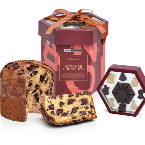 Panettone Chocolate Drops With Candies 840G