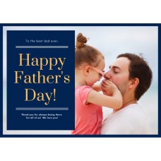Best Fathers Pesonalized Card