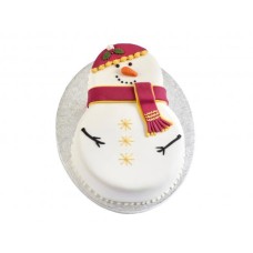 Snowman Holiday Cake