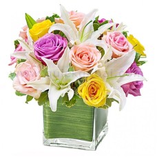 Pastel Rose and Lily