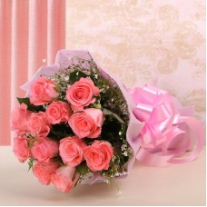 Bouquet of Pink Roses 12