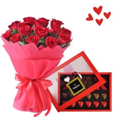 Roses with Patchi Love Window