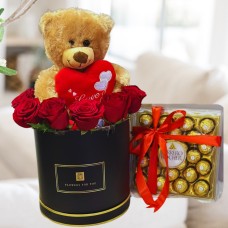 Plushy Roses with ferrero