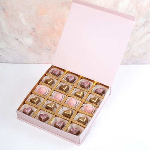 20 Assorted Valentine's Belgian Chocolate Truffles & Hearts