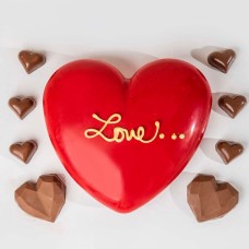 Valentine's Special Belgian Chocolate Smash Heart