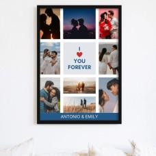 I Love You Forever Collage Photo Frame