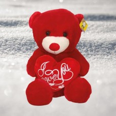 Soft Touch Plush Red Teddy Bear 30cm