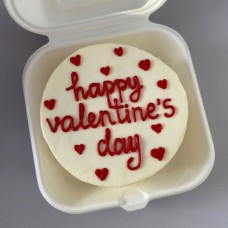 Happy Valentine's Bento Cake 300g Vanilla Flavor