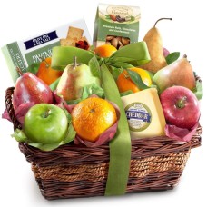 Luxury Fruit & Cheese Basket
