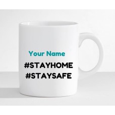 Stay Home-Caution Message Mug