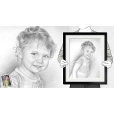 Hand Drawn Pencil Sketch from Photo