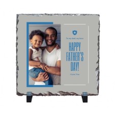 Father's Personalized Photo Stone