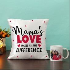 mumy's love pillow & mug
