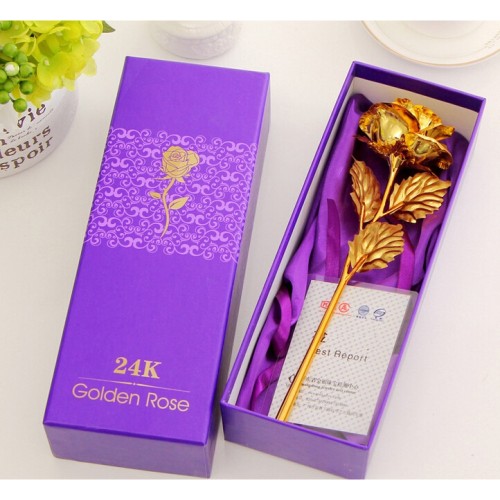Gold Foil Plated Rose
