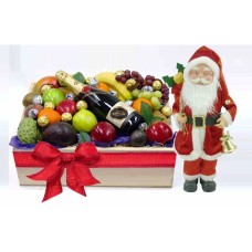 Santa with Fruit & Juice Hamper