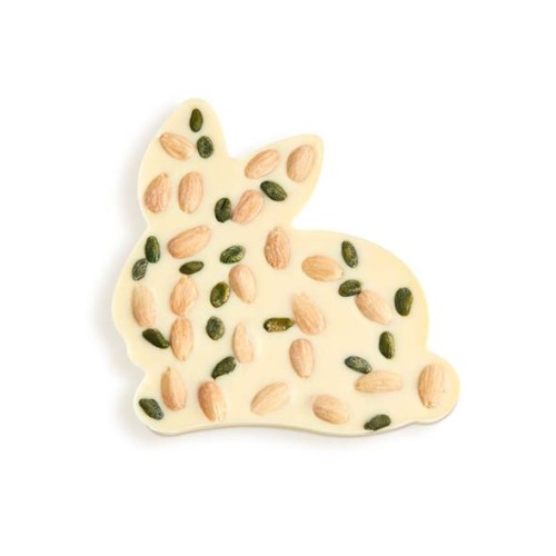Easter bunny-shaped Chocolate Bar, white, 150g