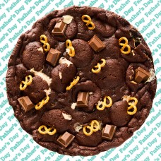 Salted Pretzel, Marshmallow & Yorkie Cookie Pie - Double Choc