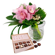 Sweet Cymbidian - Chocolate Bouquet