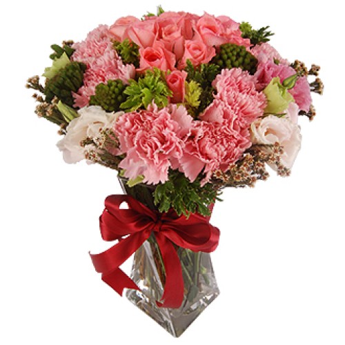 Brilliant Ian - Carnations Flower Arrangement