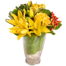 Floral Tatakrama - Lilies Flower Arrangement