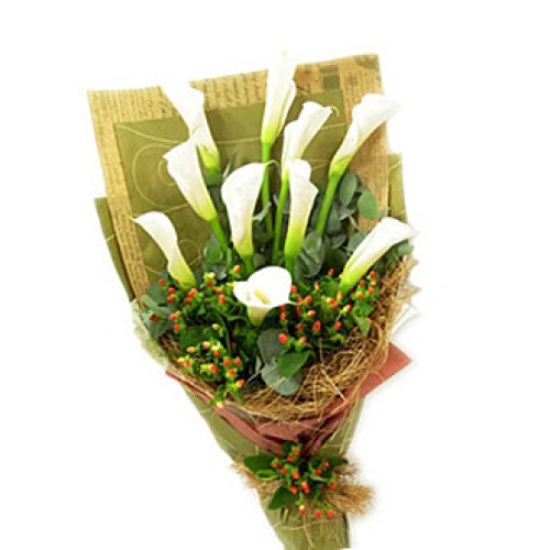 Cheering Calla - Flower Bouquet