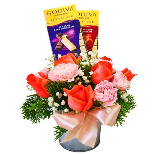 Romancing Godiva – Bouquet Flower Chocolate