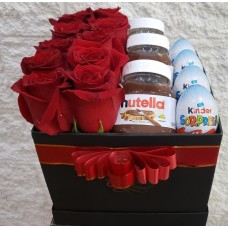 Box Roses, Nutella and Kinder Egg