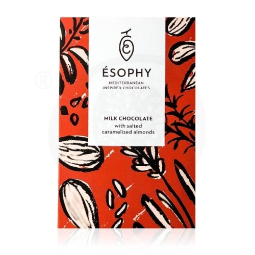 2 Milk chocolate with salted caramelized almonds 