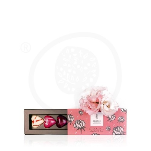 St. Valentine's chocolate hearts assortment box 