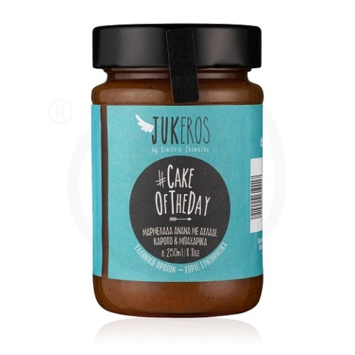 Pineapple marmalade with pear, carrot & spices «Cake of the day», from Attica 