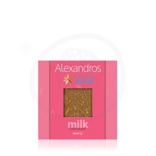 3 Handmade milk chocolate with waffle from Attica "Alexandros" 90g