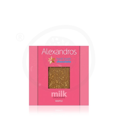 3 Handmade milk chocolate with waffle from Attica 
