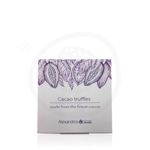 3 Handmade cacao truffles from Attica 