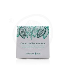3 Handmade cacao truffles with almonds from Attica "Alexandros" 90g