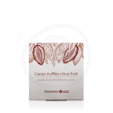 3 Handmade cacao truffles with citrus fruit from Attica "Alexandros" 90g