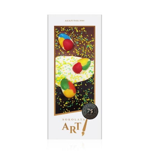 Handmade chocolate with easter choco eggs «Art», from Thessaloniki 