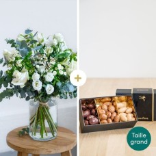 White Paradise And Its Chocolate Almonds (Large)