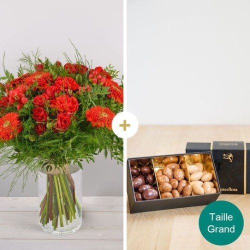 Candy apple and chocolate almonds (Normal)