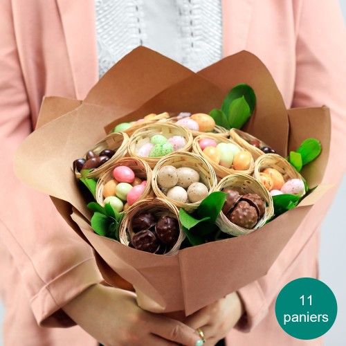 Easter chocolate bouquet (6 baskets)