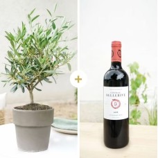 Olivier and his red wine